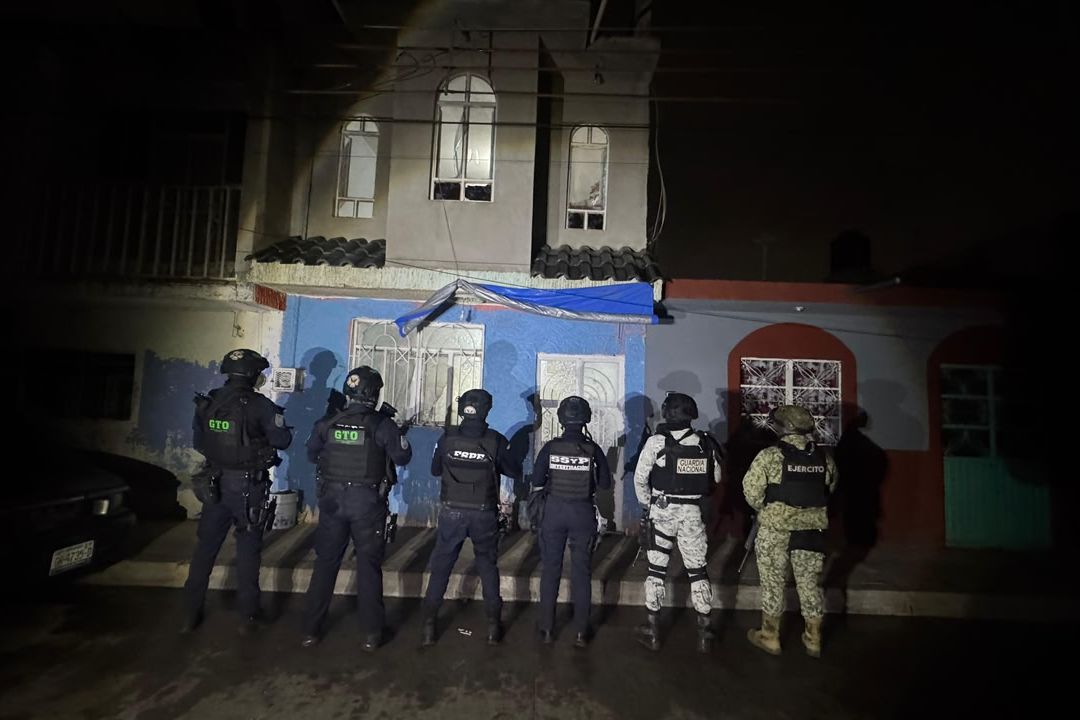 En la casa se encontraba el hombre con la droga.